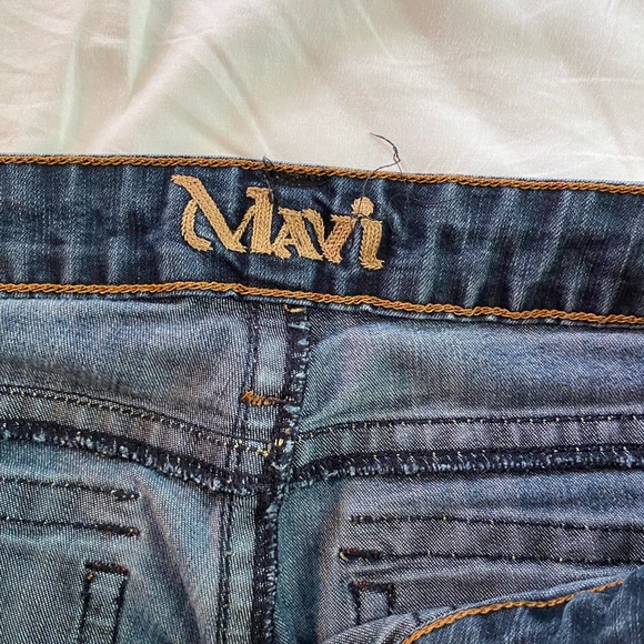 COPY - MAVI I jeans denim pants bottoms dark wash ROMY 30/34 inseam flap pockets - Picture 5 of 12